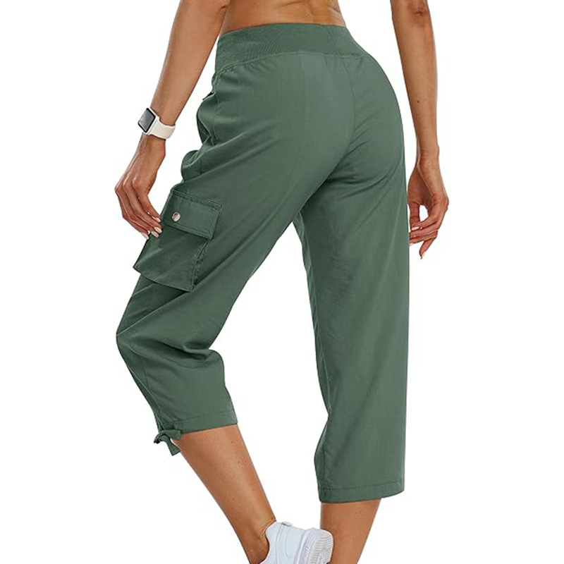 Európai és amerikai női cargo nadrágok Laza, hétköznapi hegymászó nadrágok Könnyű utazó női nyári nadrágok Amazon