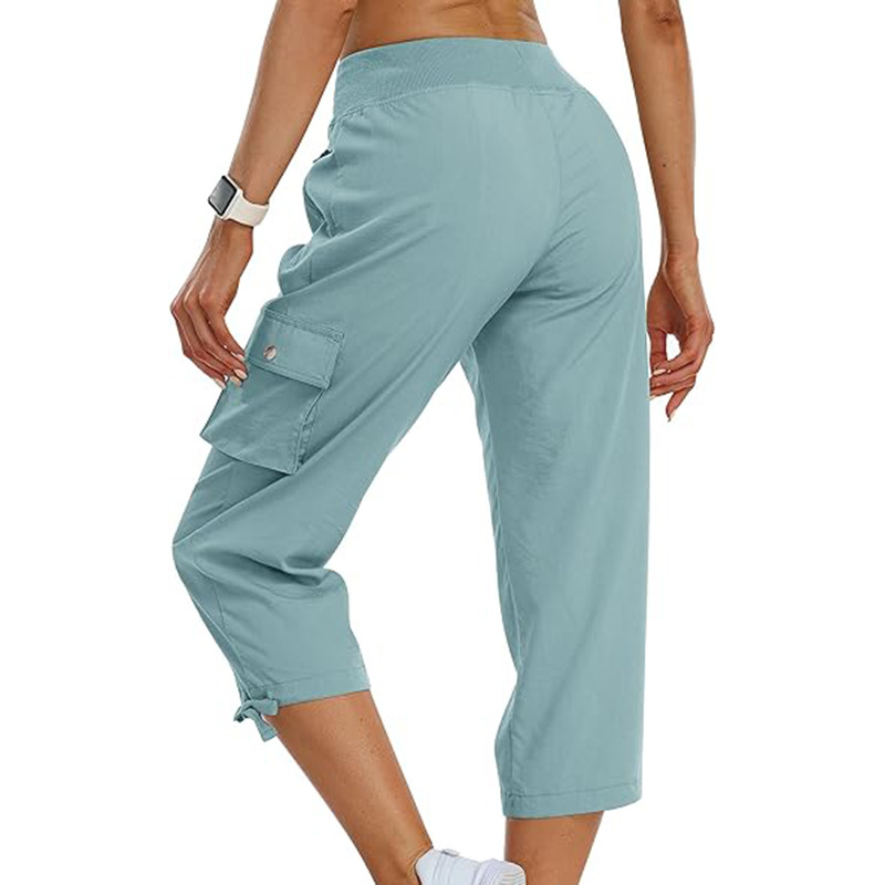 Európai és amerikai női cargo nadrágok Laza, hétköznapi hegymászó nadrágok Könnyű utazó női nyári nadrágok Amazon