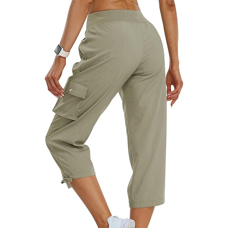 Európai és amerikai női cargo nadrágok Laza, hétköznapi hegymászó nadrágok Könnyű utazó női nyári nadrágok Amazon