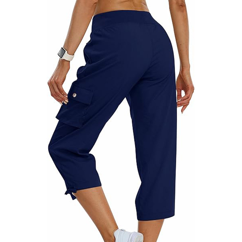 Európai és amerikai női cargo nadrágok Laza, hétköznapi hegymászó nadrágok Könnyű utazó női nyári nadrágok Amazon