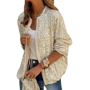 Ευρωπαϊκό και Αμερικανικό Διασυνοριακό Εξωτερικό Εμπόριο 2024 Φθινόπωρο Νέα Τάση Μόδας με Πούλιες, Χαλαρή, Casual, Κοντό Γυναικείο Μπουφάν με Φερμουάρ