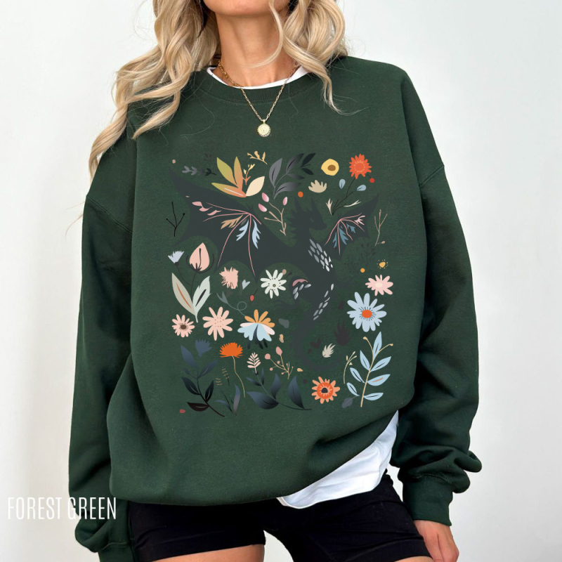 Acotar Fantasy Dragon Comfort Abraxos virágmintás grafika