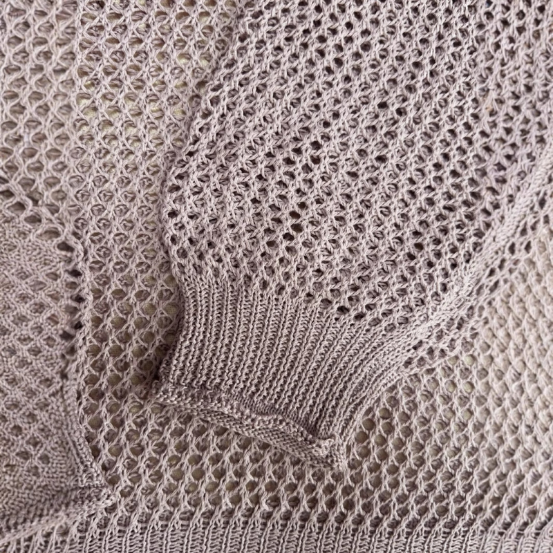 Europietiškos ir amerikietiškos moteriškos „Amazon Wish“ palaidinės ilgomis rankovėmis, plius dydžio, su gobtuvu ir tuščiaviduriu mezginiu.