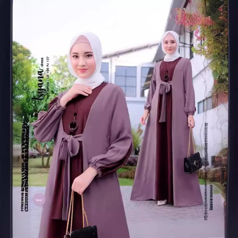 Nové dámske oblečenie Cross-Border Amazon 2024, dámske šaty z Blízkeho východu, farebne blokované, zaväzovacie, pulóverové, s dlhým rukávom