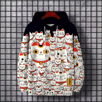 Amazon Европа и Америка Директна продажба Wei Yi Забавно Жабешко Арт Креативно 3D Принтиране Мъжко Яке с Качулка Ежедневно Намаляване на Възрастта