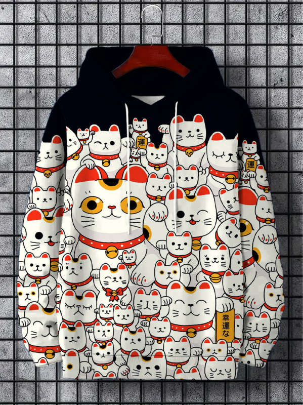 Amazon Európa és Amerika Közvetlen Értékesítés Wei Yi Fun Frog Art Kreatív 3D Nyomtatású Férfi Kapucnis Kabát Alkalmi Korcsökkentés