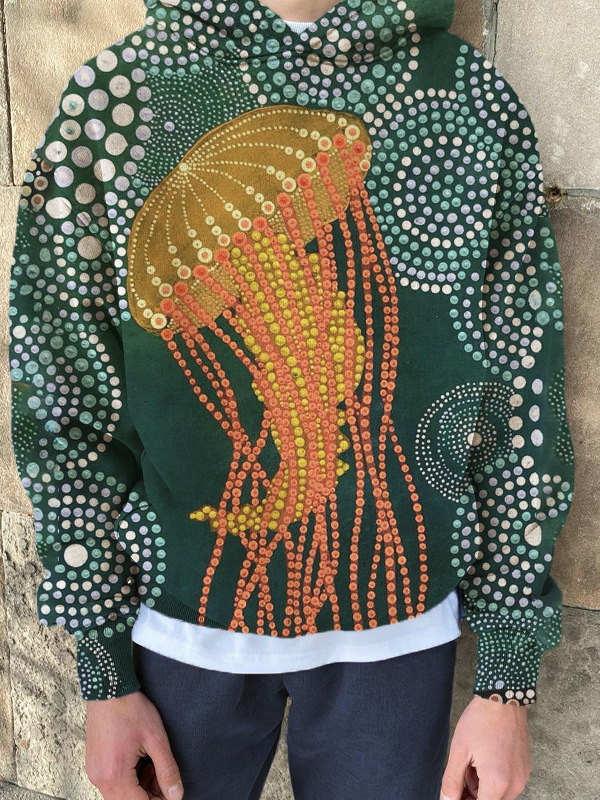 Amazon Európa és Amerika Közvetlen Értékesítés Wei Yi Fun Frog Art Kreatív 3D Nyomtatású Férfi Kapucnis Kabát Alkalmi Korcsökkentés