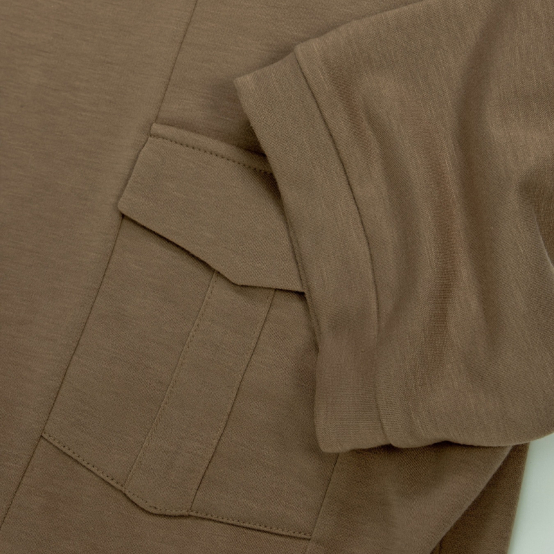 Jachetă sport cu mânecă scurtă, stil casual pentru femei, din Europa și Statele Unite, cu guler rotund, culoare solidă, pantaloni de jogging, din două piese - V120