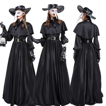 Κοστούμι με μακριά στόμα για το Halloween, μεσαιωνικό στυλ steam punk, Ant Man, Ευρωπαϊκό και Αμερικανικό κοστούμι για το στόμα πουλιού, γιατρό, πανούκλα