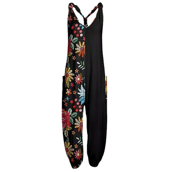 2025 Nové letné dámske oblečenie Amazonu, najpredávanejšie európske a americké módne maľované potlačené voľné veľké rovné overaly