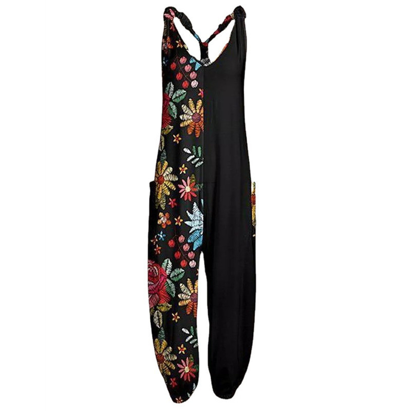 2025 Nové letné dámske oblečenie Amazonu, najpredávanejšie európske a americké módne maľované potlačené voľné veľké rovné overaly
