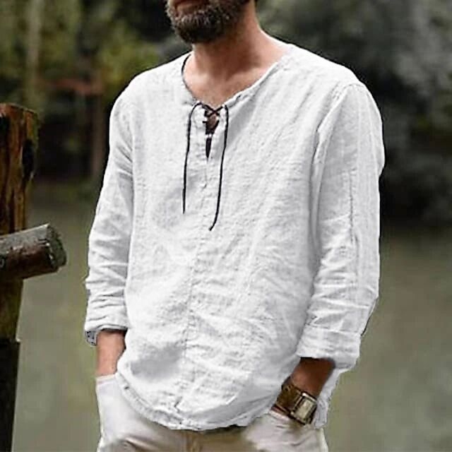 Tricouri cu mânecă lungă noi pentru bărbați, de primăvară și vară, modele fierbinți Amazon, bărbați europeni și americani, culori pure, la modă · Stoc disponibil