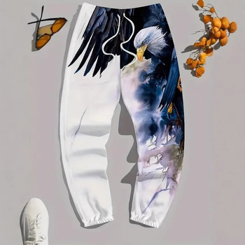 Pantaloni sport pentru bărbați, stil coreean, cu model animal, la modă, de înaltă calitate, stil business, slim fit