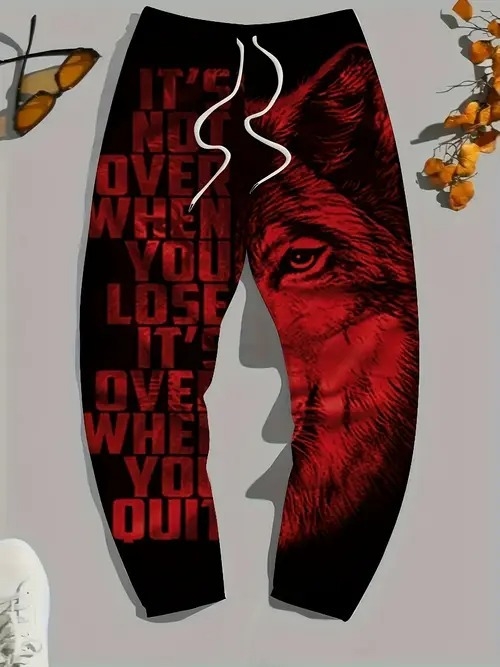 Pantaloni sport pentru bărbați, stil coreean, cu model animal, la modă, de înaltă calitate, stil business, slim fit