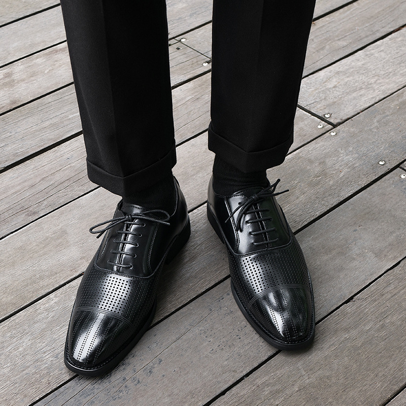 Pantofi de damă din piele pentru bărbați, cu vârf pătrat, stil britanic, Oxford, Derby, pantofi casual, triplu comun, pantofi de afaceri, rochii de nuntă pentru bărbați