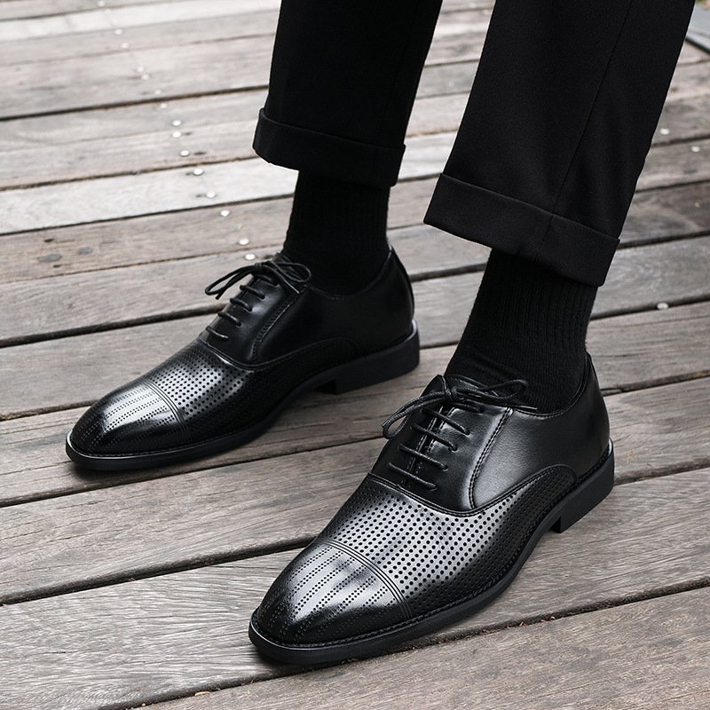 Pantofi de damă din piele pentru bărbați, cu vârf pătrat, stil britanic, Oxford, Derby, pantofi casual, triplu comun, pantofi de afaceri, rochii de nuntă pentru bărbați