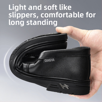 Qingya Letné kuchárske topánky Pánske profesionálne protišmykové RC vodeodolné a olejuvzdorné bezpečnostné topánky do kuchyne Ochranné topánky
