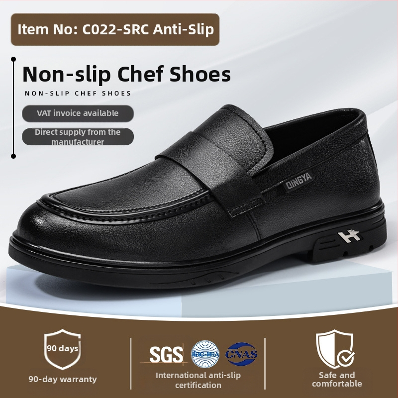 Qingya Letné kuchárske topánky Pánske profesionálne protišmykové RC vodeodolné a olejuvzdorné bezpečnostné topánky do kuchyne Ochranné topánky