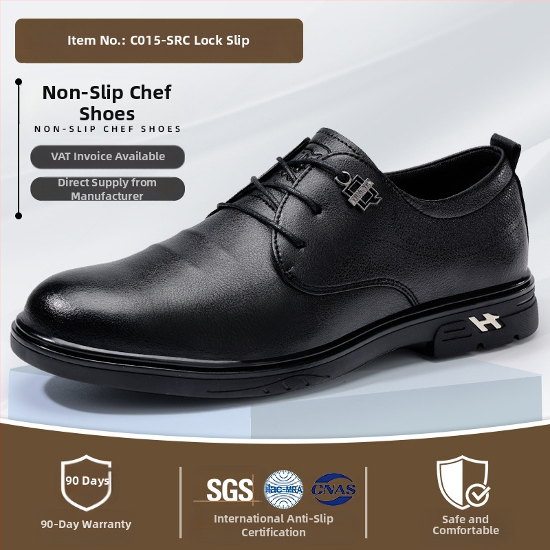 Qingya Letné kuchárske topánky Pánske profesionálne protišmykové RC vodeodolné a olejuvzdorné bezpečnostné topánky do kuchyne Ochranné topánky