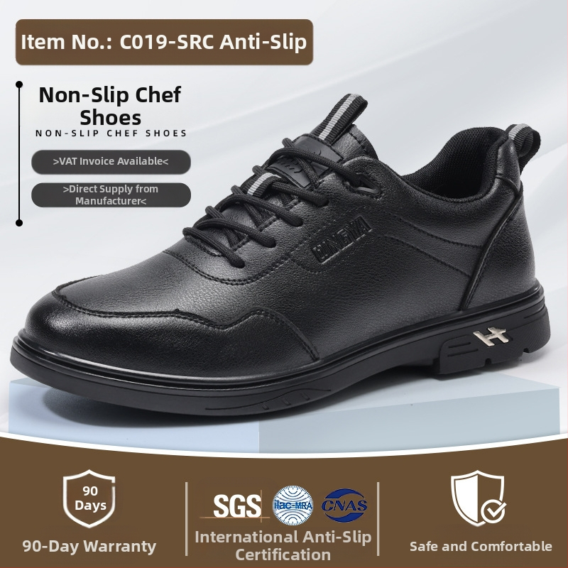 Qingya Letné kuchárske topánky Pánske profesionálne protišmykové RC vodeodolné a olejuvzdorné bezpečnostné topánky do kuchyne Ochranné topánky