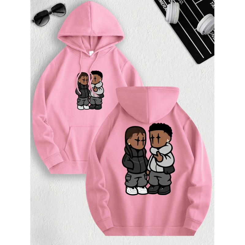 Pánska mikina s kapucňou ndy s flísovou podšívkou a klokaním vreckom v tvare C