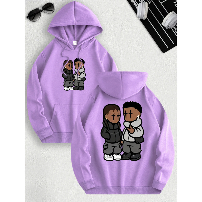 Pánska mikina s kapucňou ndy s flísovou podšívkou a klokaním vreckom v tvare C