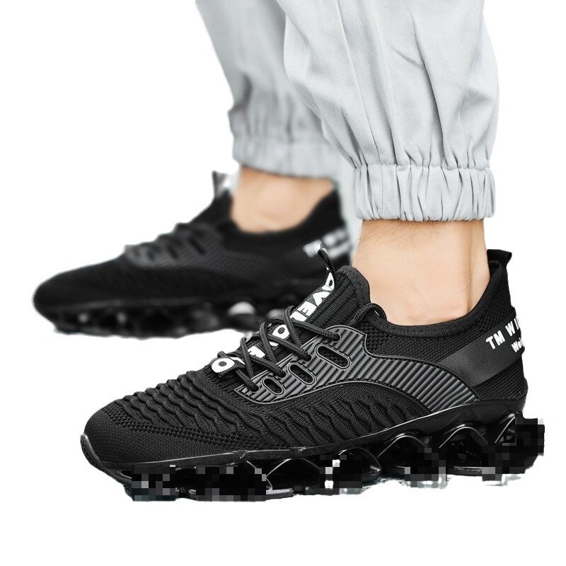 Pánske topánky Blade Priedušné Lietajúce Tkané Bežecké Topánky Pre voľný čas Cezhraničné tenisky Univerzálne plus size Trendové topánky Pánske sieťované topánky
