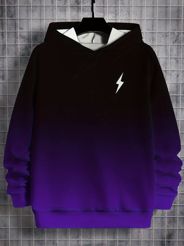 2024 primăvara și toamna nouă hanorac transfrontalier stil european și american modă all-match 3D imprimat hanorac bărbați confortabil vintage cu glugă