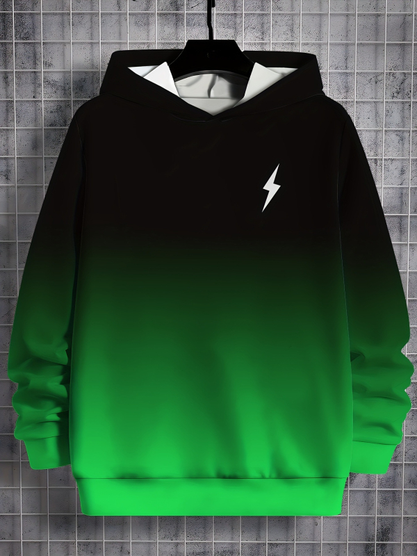 2024 primăvara și toamna nouă hanorac transfrontalier stil european și american modă all-match 3D imprimat hanorac bărbați confortabil vintage cu glugă