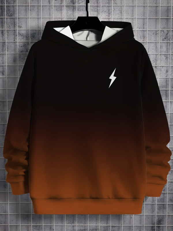 2024 primăvara și toamna nouă hanorac transfrontalier stil european și american modă all-match 3D imprimat hanorac bărbați confortabil vintage cu glugă