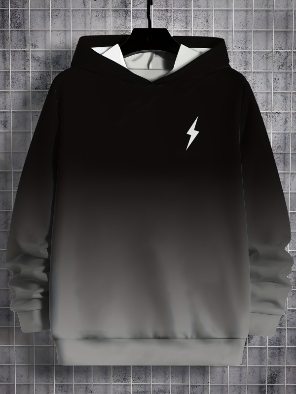 2024 primăvara și toamna nouă hanorac transfrontalier stil european și american modă all-match 3D imprimat hanorac bărbați confortabil vintage cu glugă