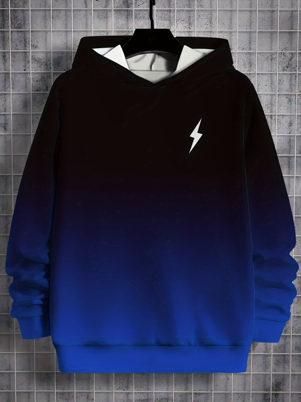 2024 primăvara și toamna nouă hanorac transfrontalier stil european și american modă all-match 3D imprimat hanorac bărbați confortabil vintage cu glugă