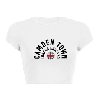 Tricou cu mânecă scurtă, stil american, sexy, cu litere Spice, imprimat, cu guler rotund, buric, slim-fit, subțire, umăr T-shirt