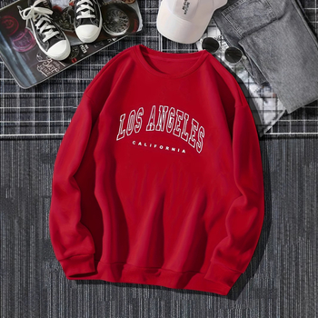 Veste pulover cu imprimeu de litere, veste casual cu mânecă lungă și guler rotund pentru toamnă și iarnă, orhidee neagră verde închis pentru femei