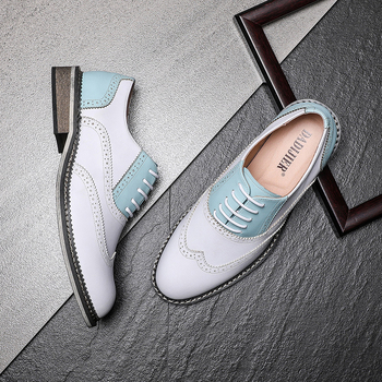 Muške cipele 2024 Muške poslovne formalne kožne cipele Moderne brogue cipele britanskog stila Personalizirane vjenčane cipele za gospodu Otporne na habanje Udobne