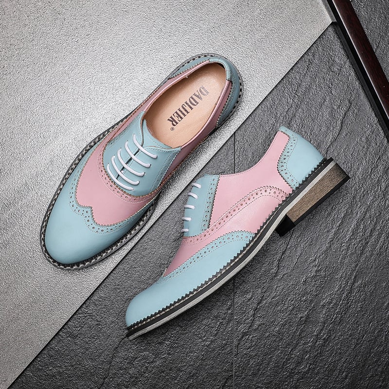 Muške cipele 2024 Muške poslovne formalne kožne cipele Moderne brogue cipele britanskog stila Personalizirane vjenčane cipele za gospodu Otporne na habanje Udobne