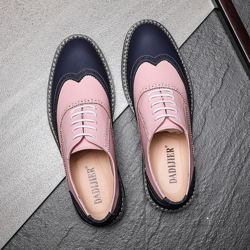 Muške cipele 2024 Muške poslovne formalne kožne cipele Moderne brogue cipele britanskog stila Personalizirane vjenčane cipele za gospodu Otporne na habanje Udobne