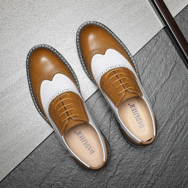 Muške cipele 2024 Muške poslovne formalne kožne cipele Moderne brogue cipele britanskog stila Personalizirane vjenčane cipele za gospodu Otporne na habanje Udobne