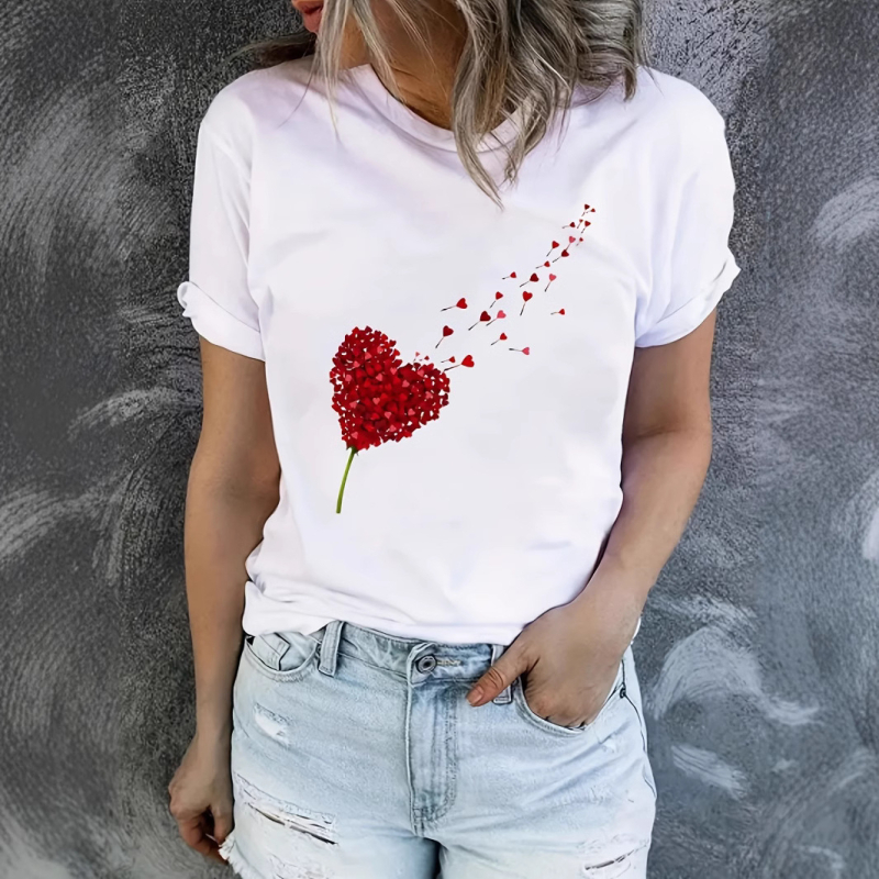 Tricou de primăvară-vară cu mânecă scurtă și guler rotund cu imprimeu de craniu și litere pentru Halloween, comerț transfrontalier