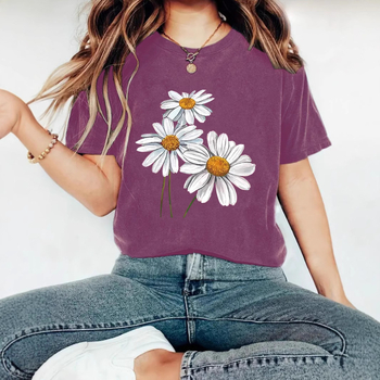 Amazon eBay Nova modna majica kratkih rukava s cvjetnim printom, ljetna europska i američka trendi ženska majica, ženski top na zalihi
