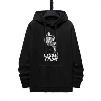 Европа и Съединените щати трансграничен нов нишов мъжки суичър с качулка с 3D дигитален печат, уличен свободен пуловер