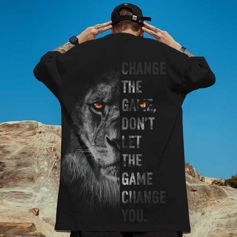 Tricouri cu animale pentru bărbați, imprimeu 3D Wolf, Street Harajuku, scurte