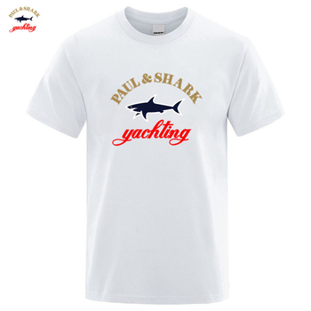 2025. gada Amazon Wish Eiropas un Amerikas pārrobežu vasaras haizivs apdrukas modes pāru tīras kokvilnas īsroku T-krekls vīriešiem un sievietēm