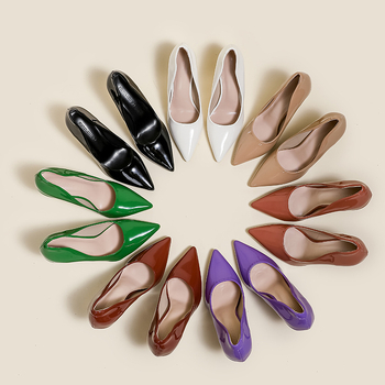 Γυναικεία Ψηλοτάκουνα Παπούτσια Stiletto 2025, Νέες Λευκές, Επαγγελματικές, Μυτερή Μύτη, Εξειδικευμένες, Κομψές, Γυναικείες, Nude Παπούτσια