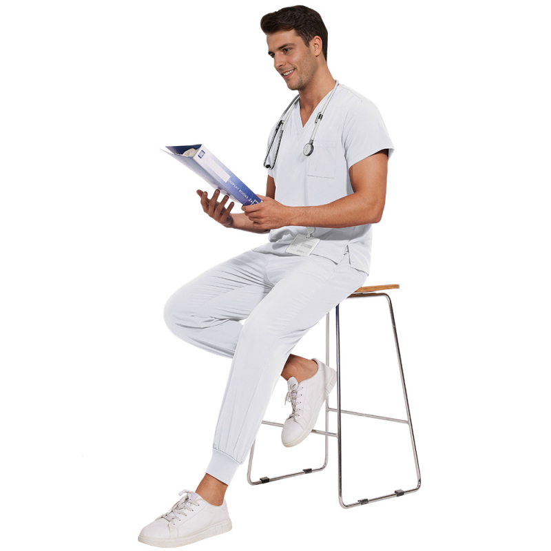 Poiste Amazoni intensiivraviosakonna lühikeste varrukatega kätepesuriided, naiste nahahooldusõe riided, isolatsiooniriided, kombinesoonid, härmas ülikonnad