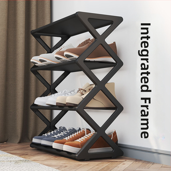 Paprasta, moderni, dulkėms atspari batų lentyna, daugiasluoksnė, paprasto surinkimo, sulankstoma batų lentyna