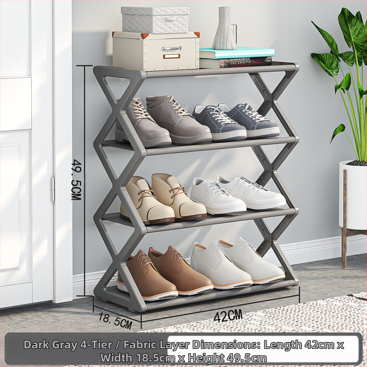 Paprasta, moderni, dulkėms atspari batų lentyna, daugiasluoksnė, paprasto surinkimo, sulankstoma batų lentyna