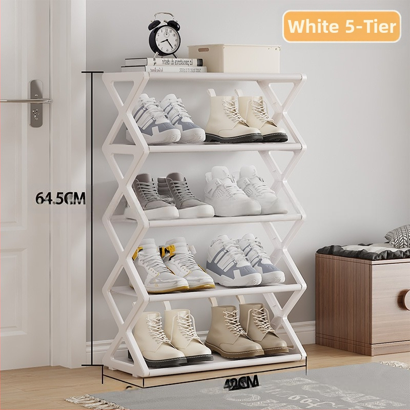 Paprasta, moderni, dulkėms atspari batų lentyna, daugiasluoksnė, paprasto surinkimo, sulankstoma batų lentyna