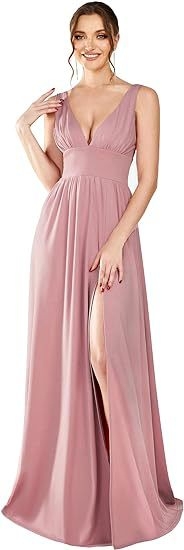 Euroopa ja Ameerika Aliexpressi õhtukleit 2025 seksikas naiste sügava V-kaelusega varrukateta küljelõhikuga põrandani ulatuv õhtukleit lihtne