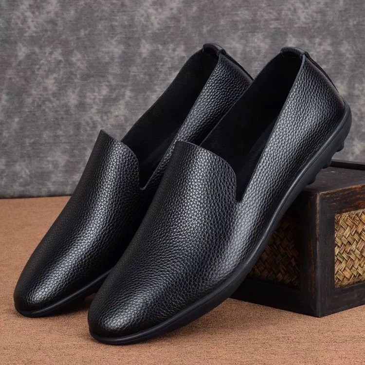 Ανδρικά Παπούτσια 2025 Νέα Ανδρικά Casual Δερμάτινα Παπούτσια Βρετανικά Slip-on Παπούτσια Ανδρικά Παπούτσια Μπαμπά Παπούτσια από Μαλακό Δερμάτινο Παπούτσι